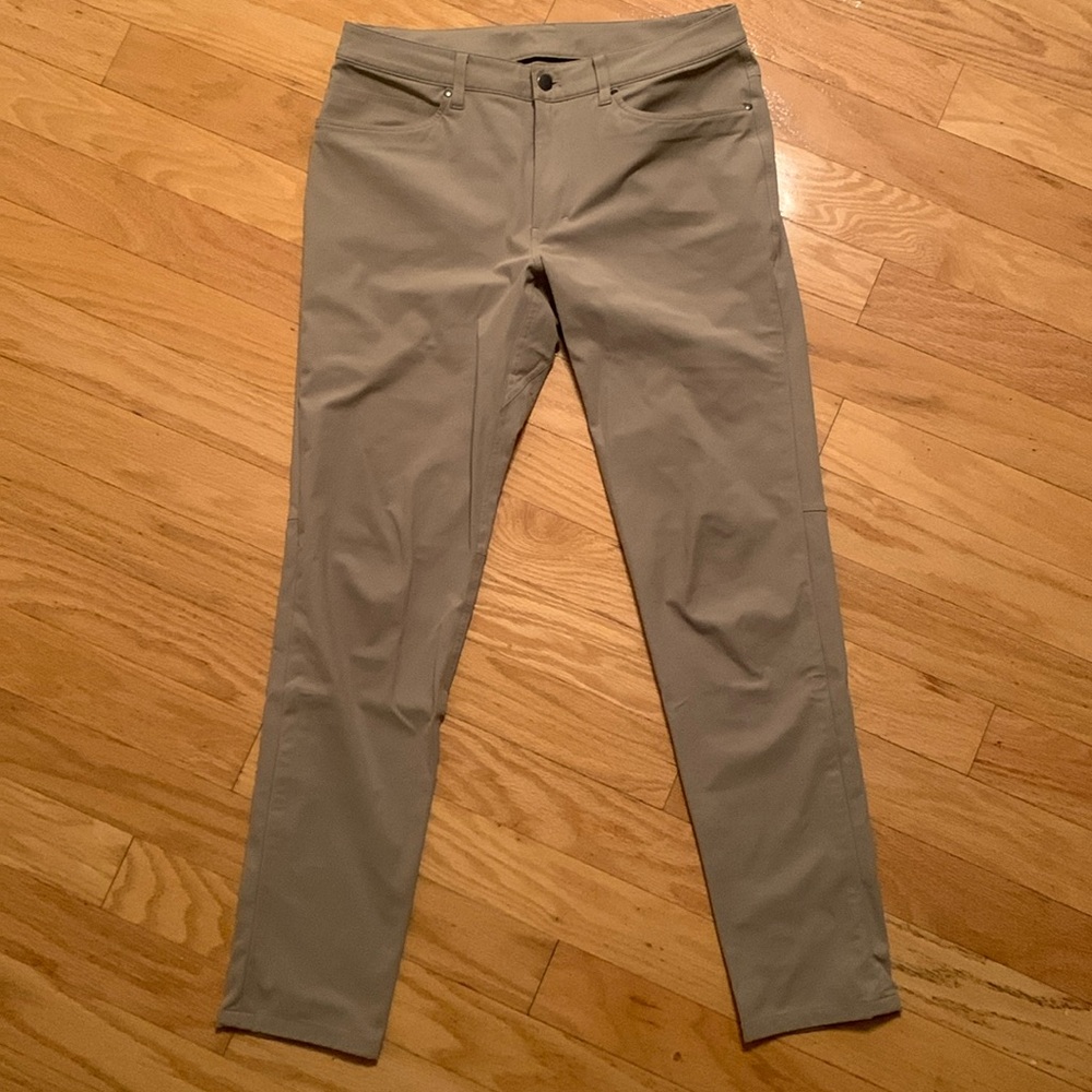 Lululemon ABC pant slim warpstreme 32”x34” tofino sand (khaki)
